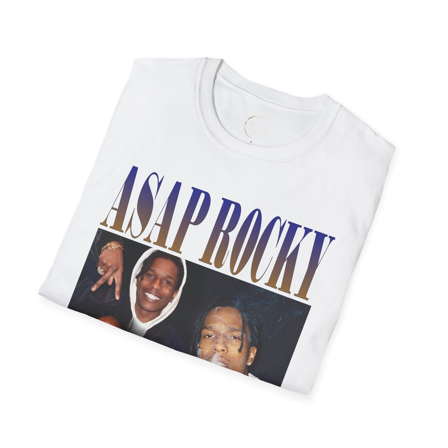 ASAP Rocky Unisex Softstyle T-Shirt - Hip Hop Style Tee, Music Lover Gift, Streetwear Fashion, Casual Wear, Concert Outfit