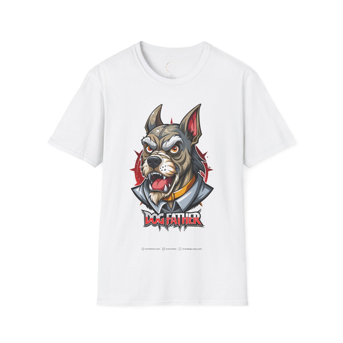 Unisex Softstyle Dog Father T-Shirt