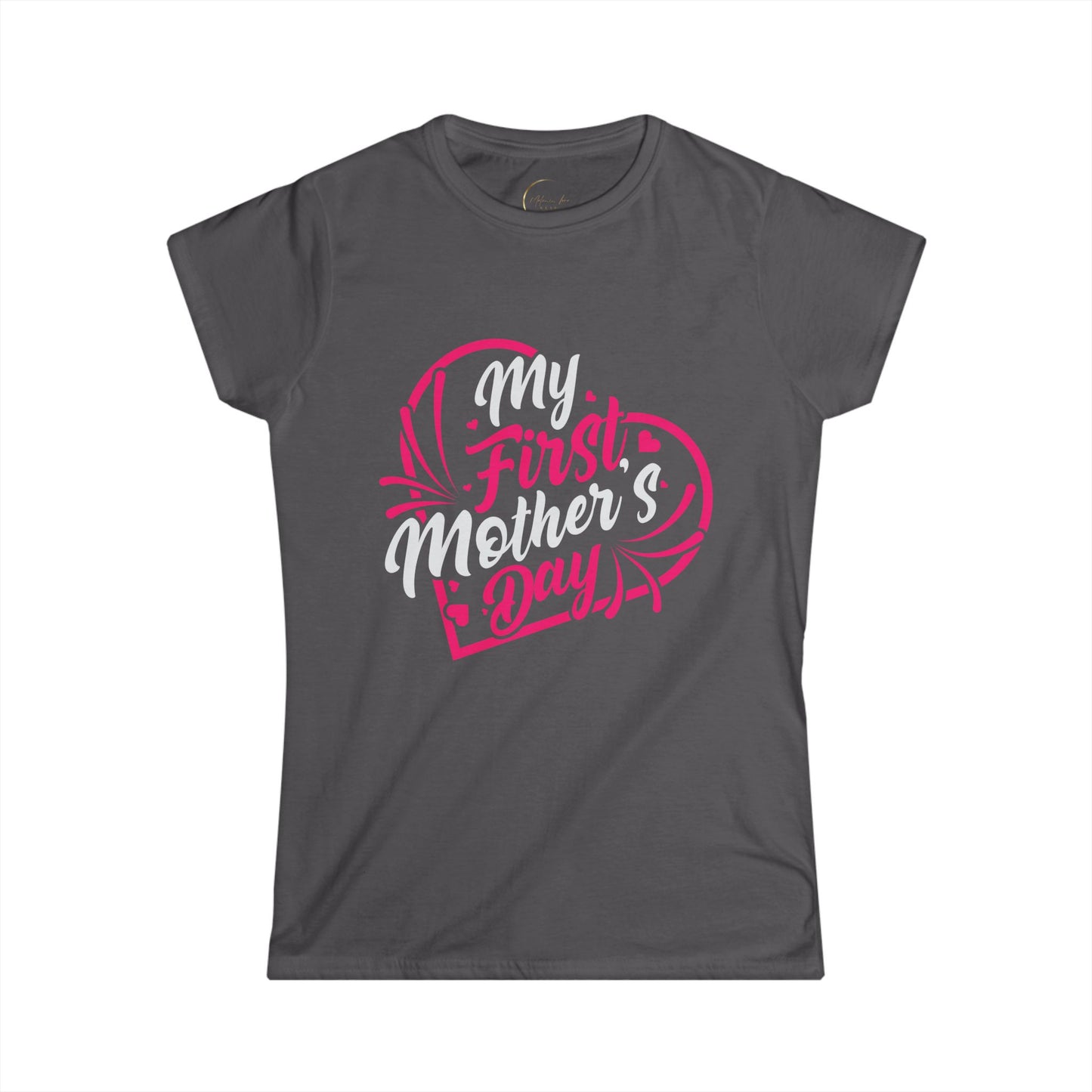 My First Mother's Day Tee - Women's Softstyle Shirt for New Moms