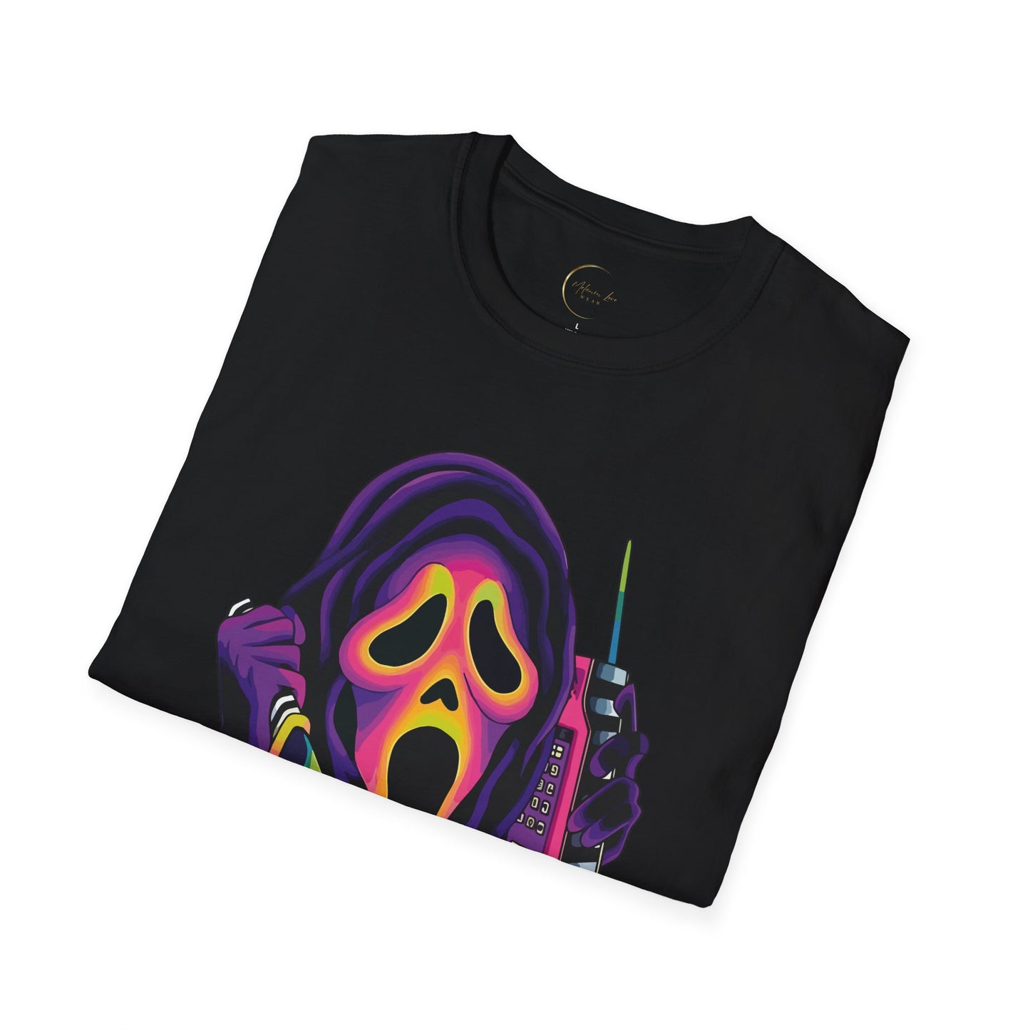 Scream Phone Graphic T-Shirt - Fun Unisex Style