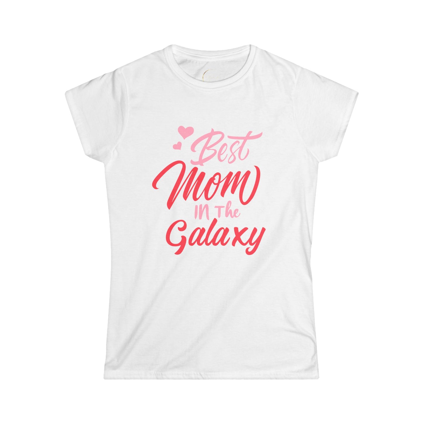 Best Mom in the Galaxy Women's Softstyle Tee - Cute Mother's Day Gift