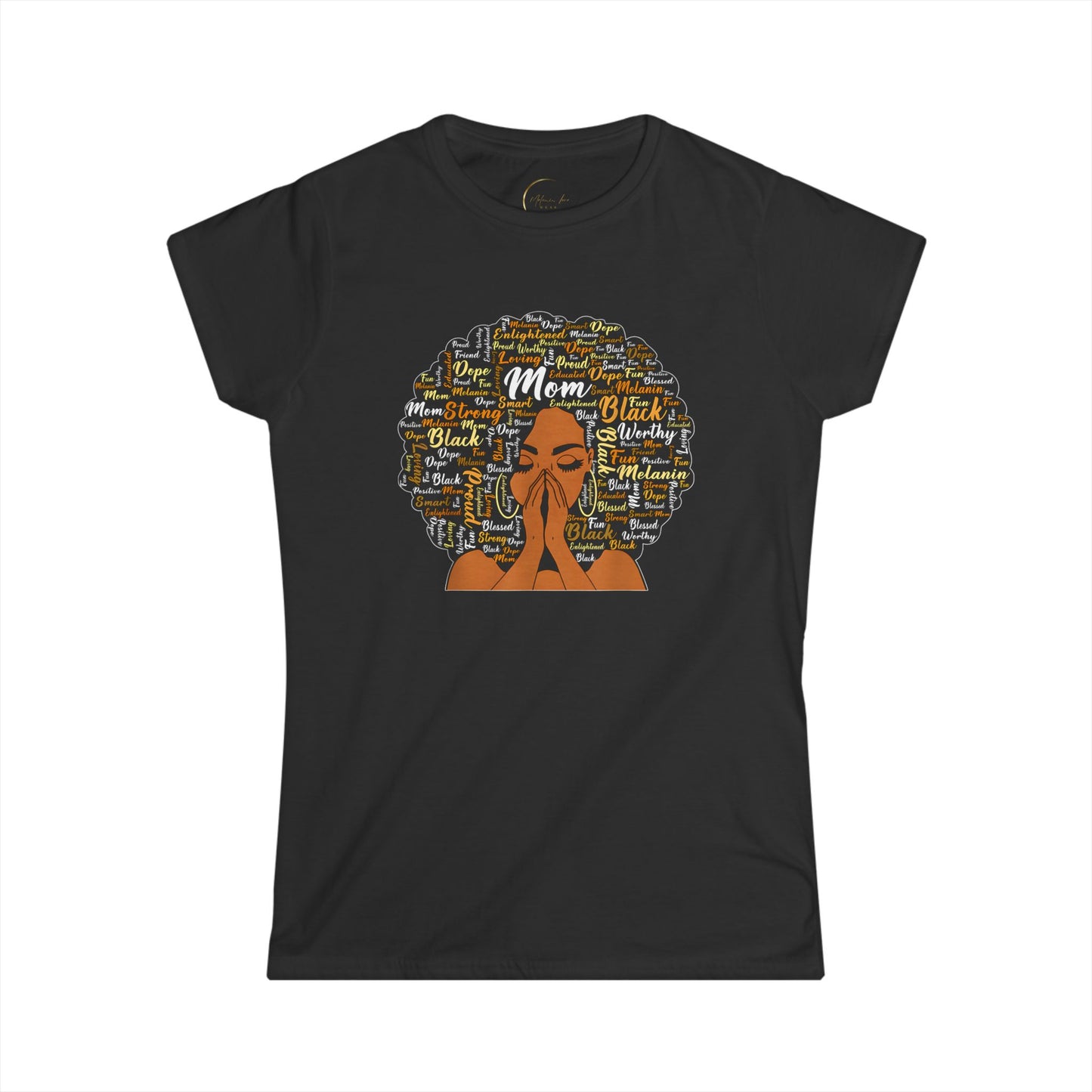 Empowering Women’s Softstyle Tee - 'Mom' Inspirational Design