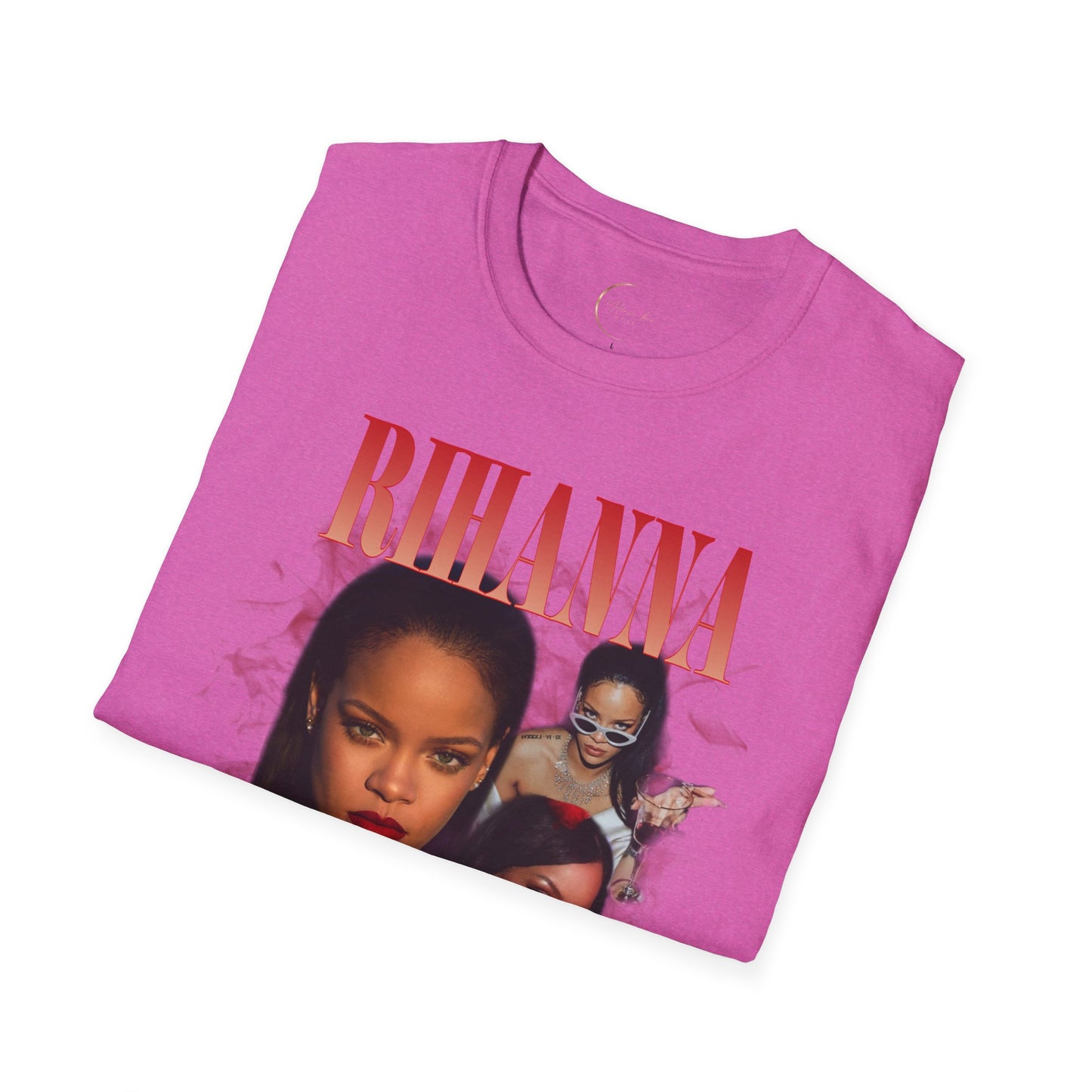 Rihanna Unisex Softstyle T-Shirt | Casual Fashion, Music Lover Gift, Birthday Gift, Concert Tee, Unique Style