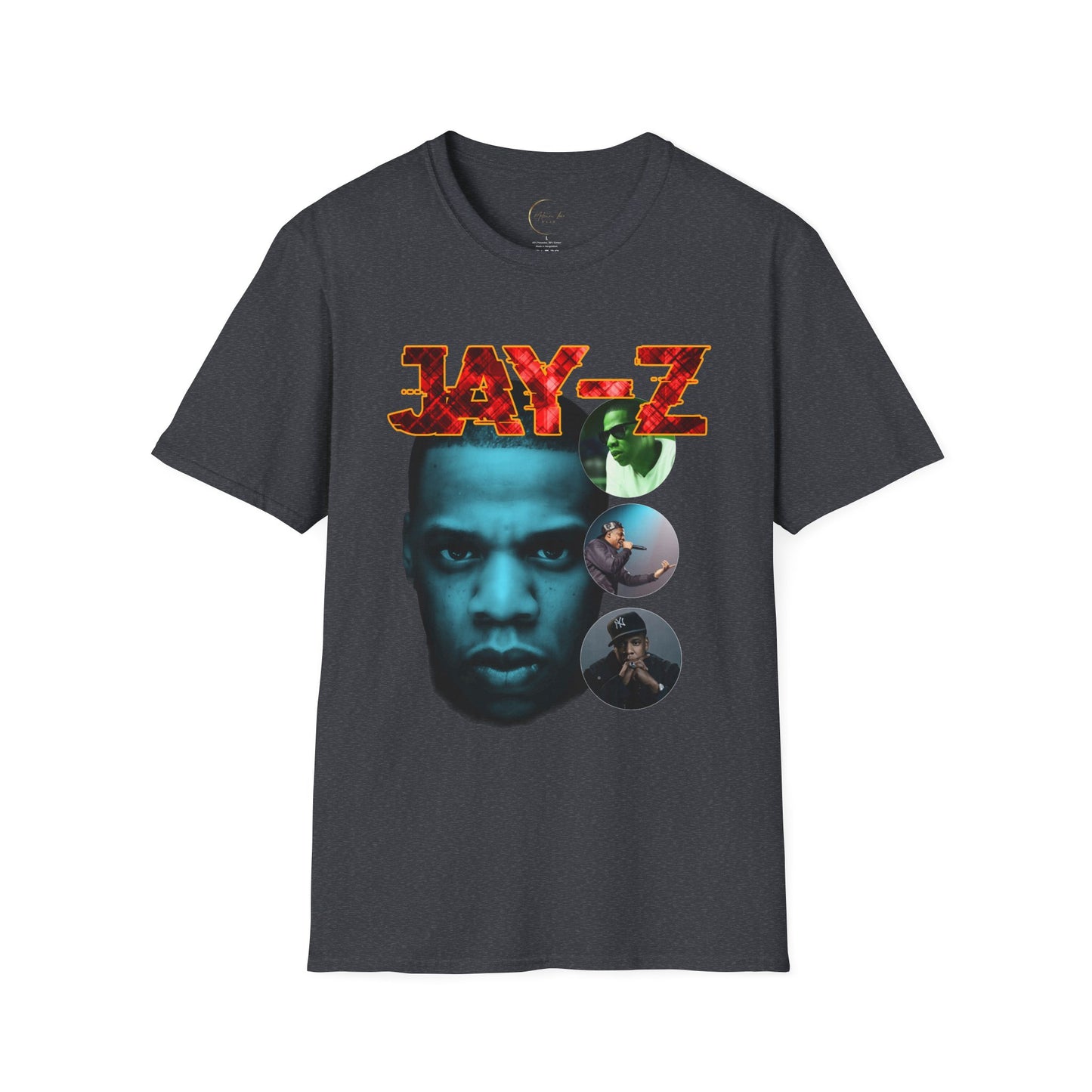 Jay-Z Inspiring Unisex Softstyle T-Shirt, Hip Hop Fashion Tee, Music Lover Gift, Streetwear Must-Have, Unique Concert Tee