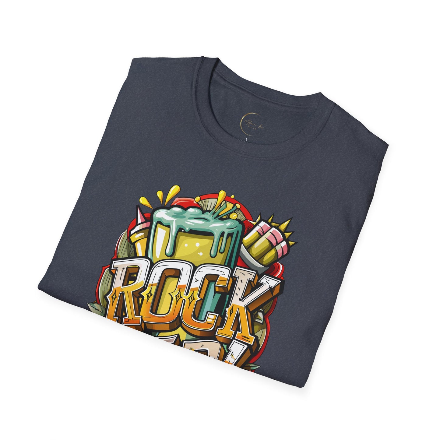 Unisex Softstyle Rock Dad T-Shirt