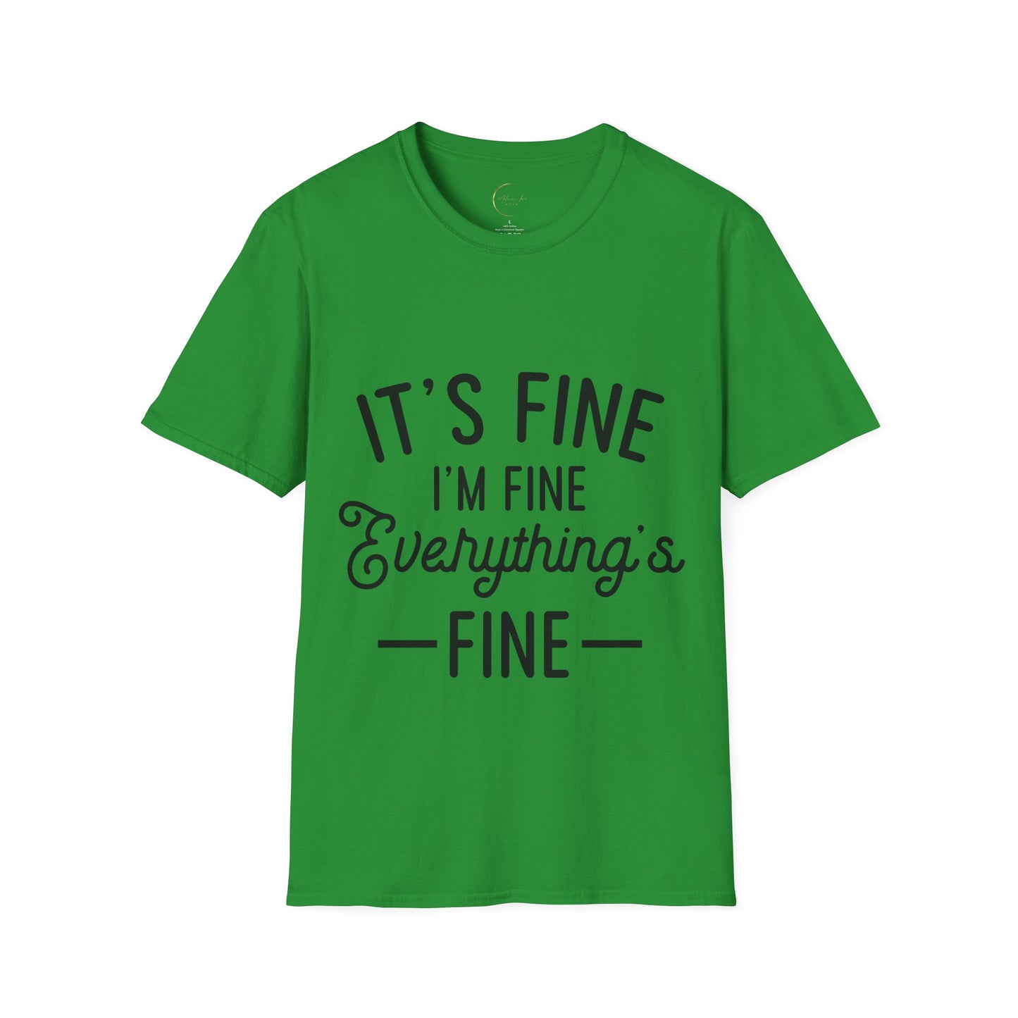 Unisex Softstyle Everything's Fine T-Shirt