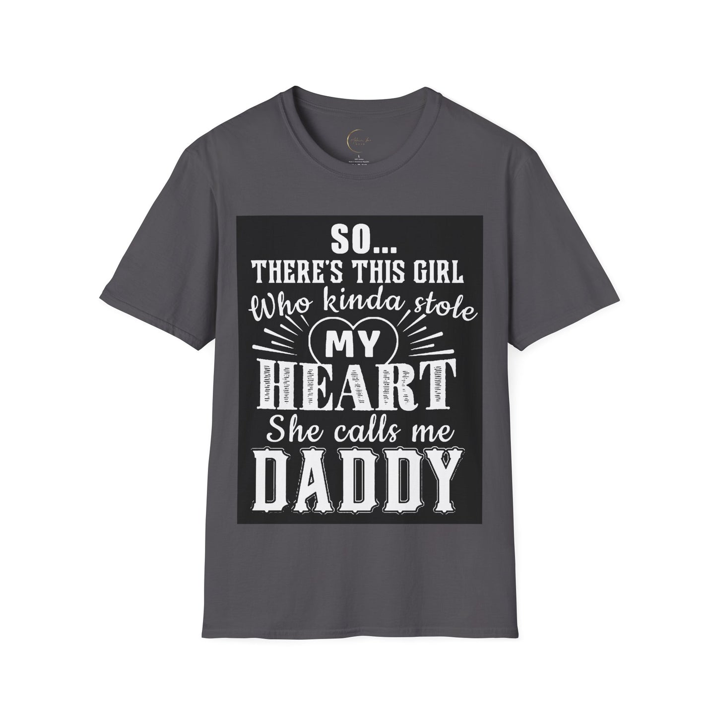 Unisex Softstyle My Heart Daddy T-Shirt
