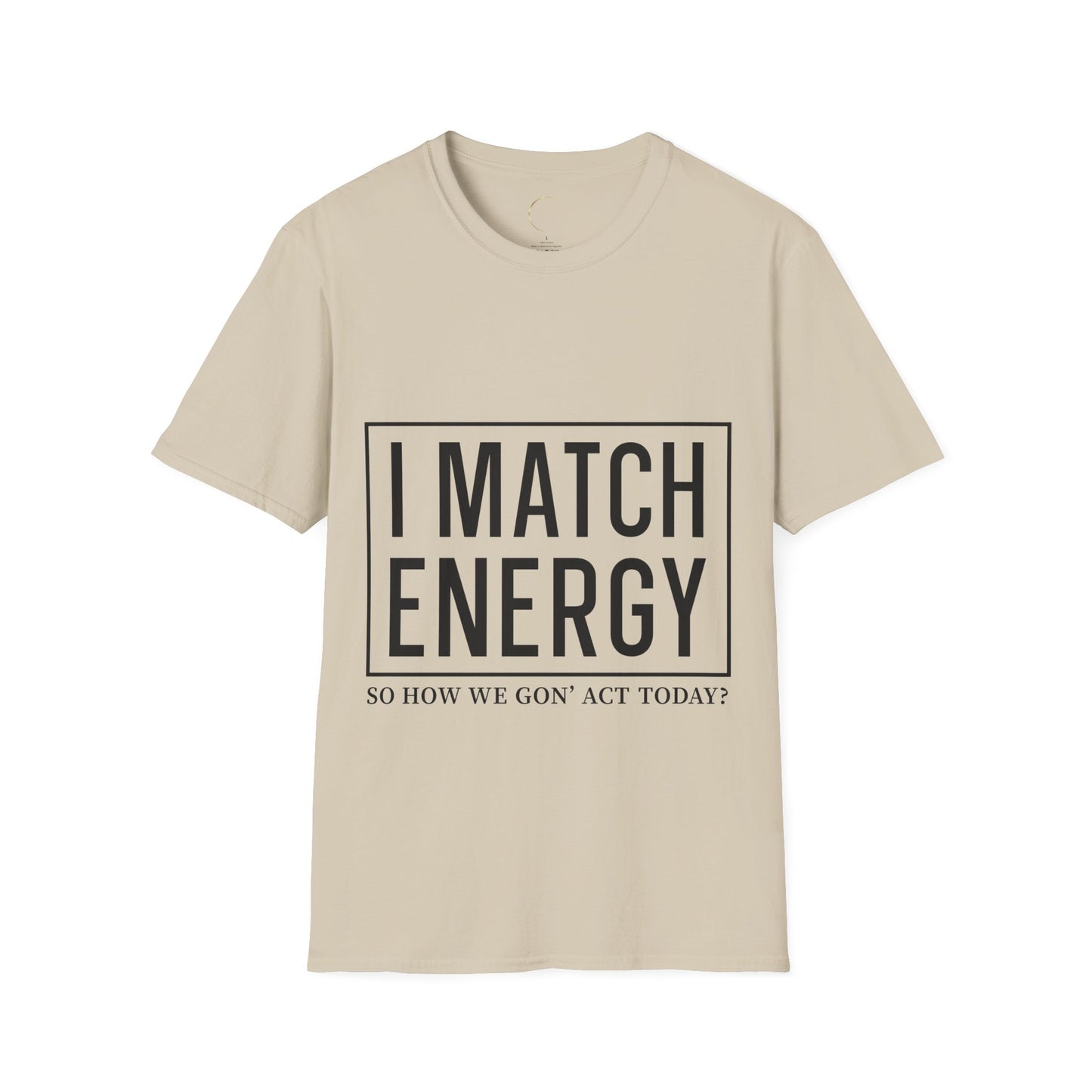 Unisex Softstyle I match energy T-Shirt