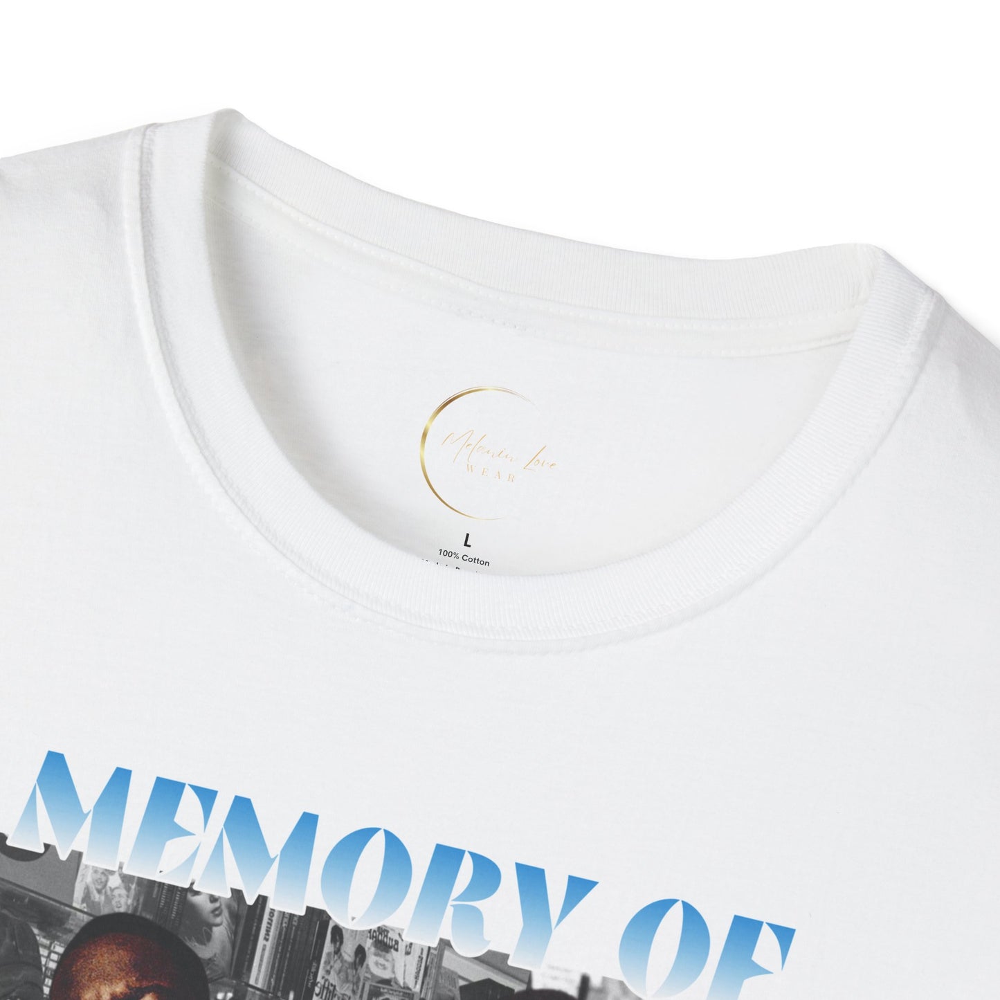 In Memory of Biggie Unisex Softstyle T-Shirt, Hip Hop Tribute Tee, Nostalgic Music Shirt, Hip Hop Fashion, Gift for Fans, Streetwear