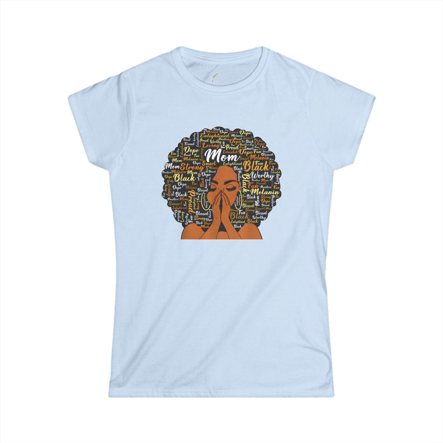 Empowering Women’s Softstyle Tee - 'Mom' Inspirational Design