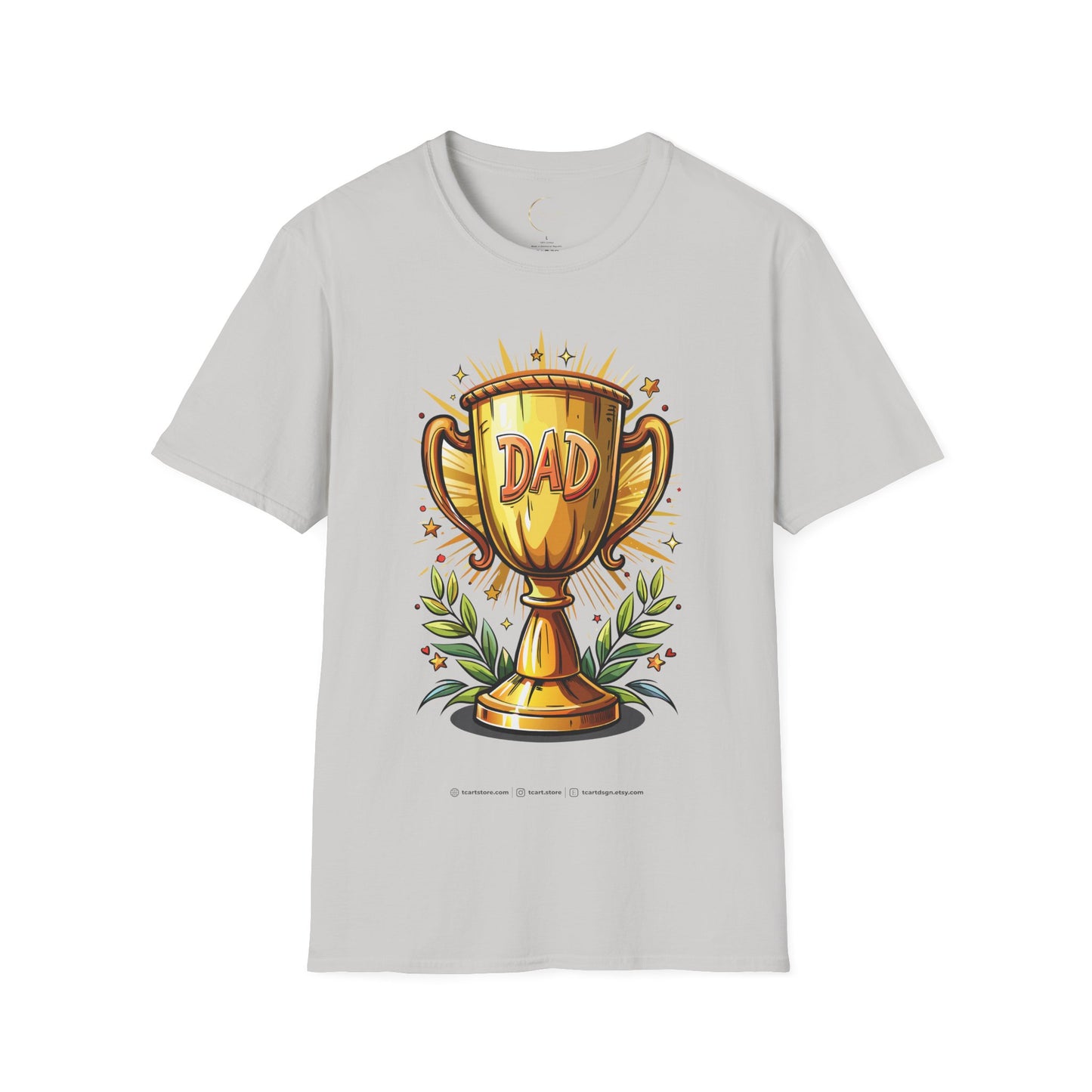 Unisex Softstyle Trophy Dad T-Shirt
