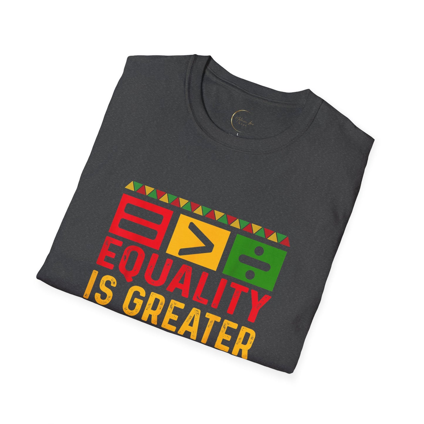 Equality Celebration Shirt | Juneteenth T-Shirt, Equality Activism Tee, Unisex Softstyle T-Shirt, Colorful Graphic Tee, Statement Apparel