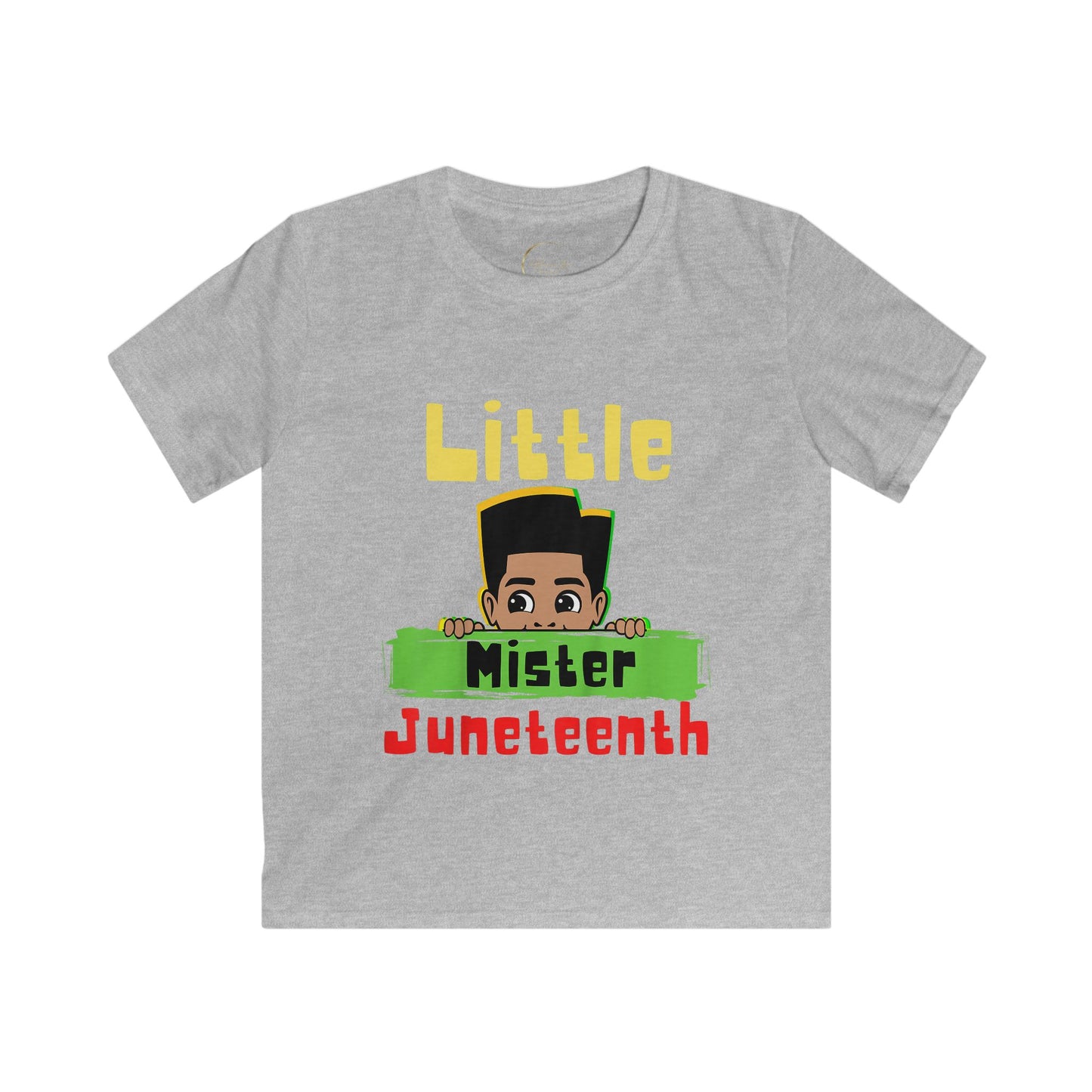 Kids Softstyle Little Mister Juneteenth Tee