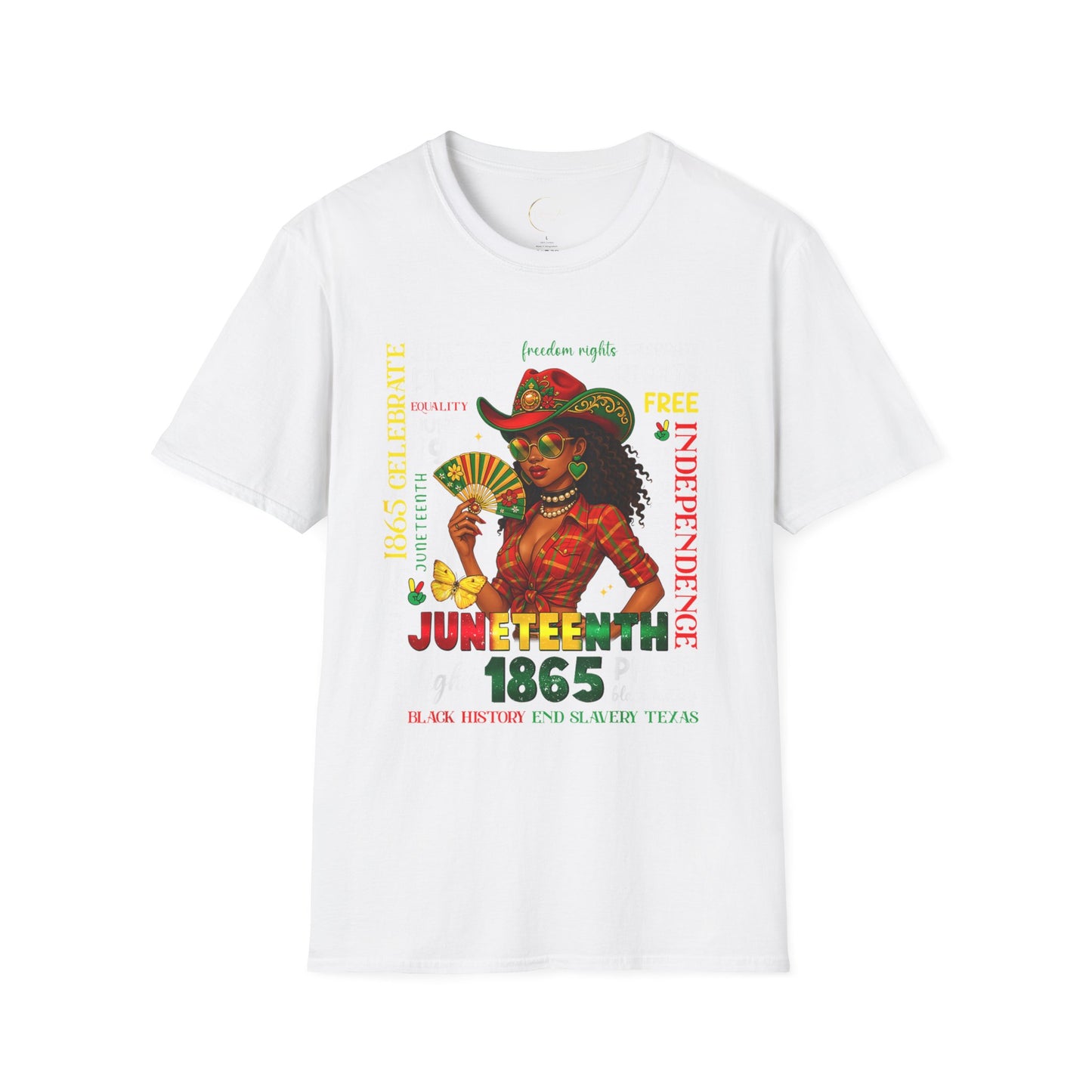 Juneteenth Celebration T-Shirt, Unisex Softstyle Tee, Black History Month Gift, Cultural Awareness Shirt, Independence Day Apparel