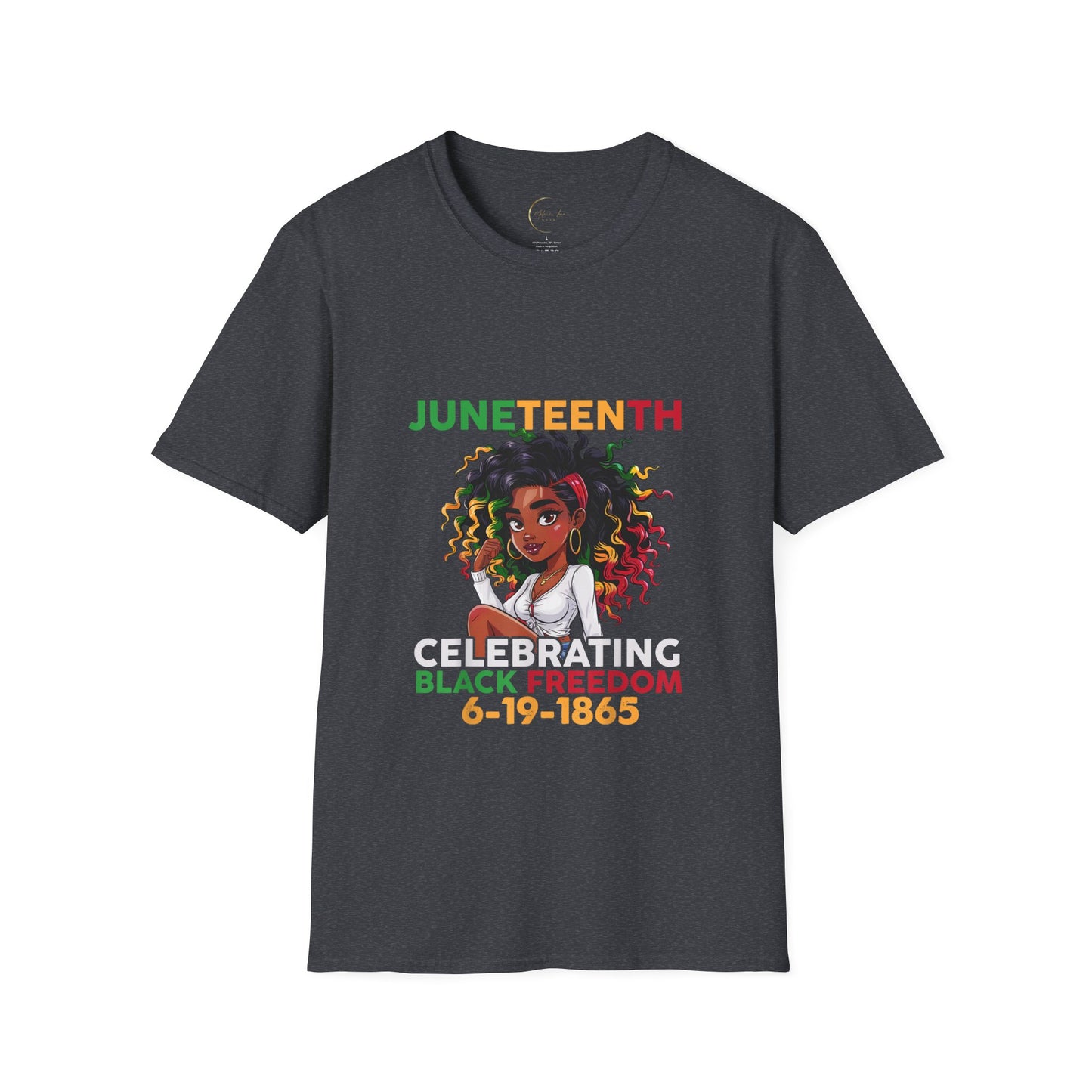Juneteenth Freedom T-Shirt, Celebrate Black Culture, Unisex Softstyle Tee, Juneteenth Gift, Black History Month, Everyday Wear, Comfy Tee