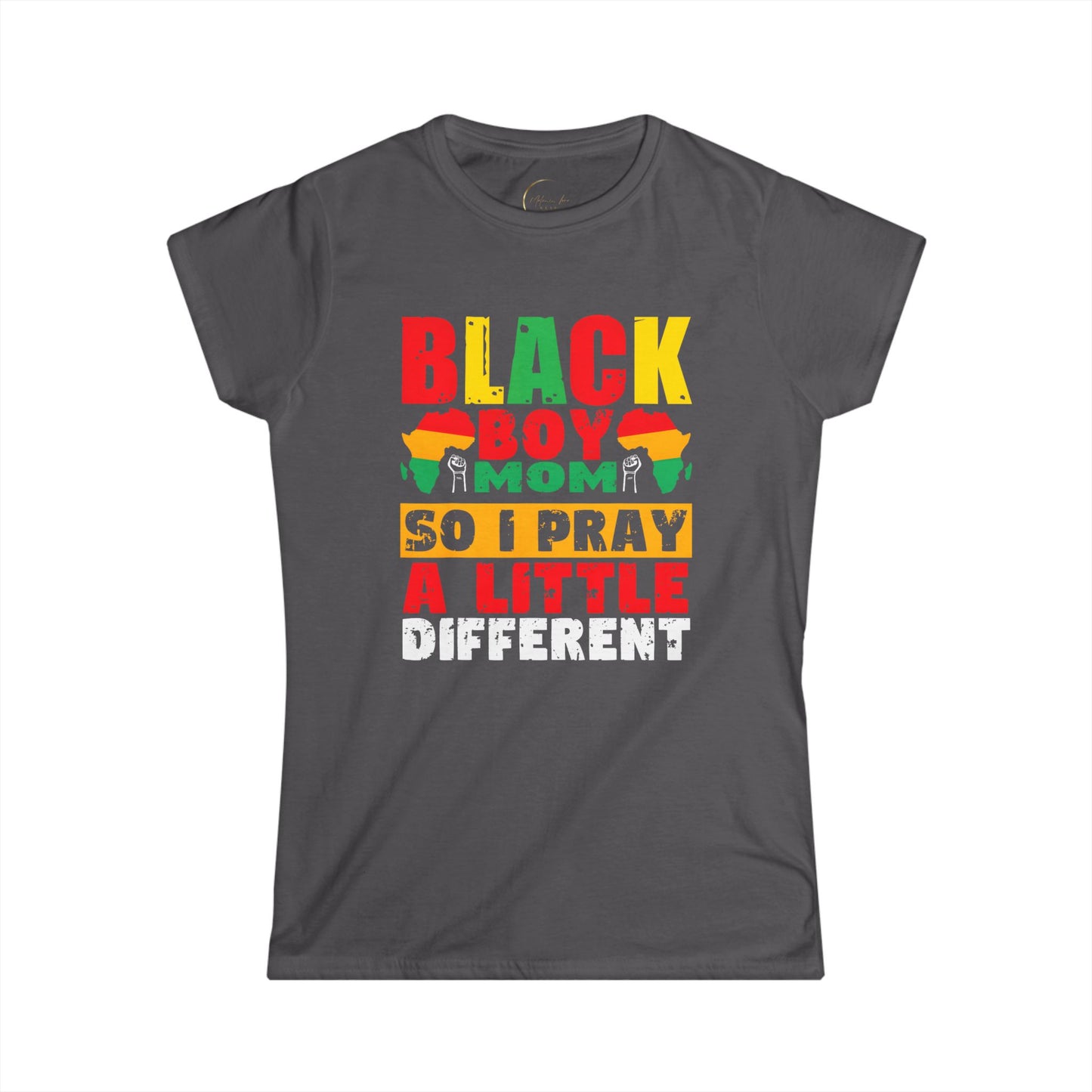 Black Boy Mom Tee - Celebrate Your Unique Journey