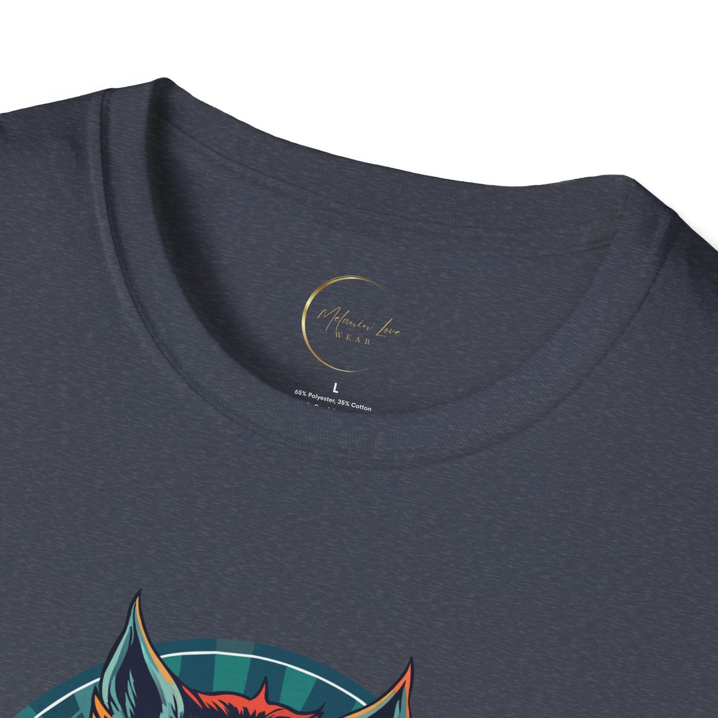 Unisex Softstyle Wolf Dad T-Shirt