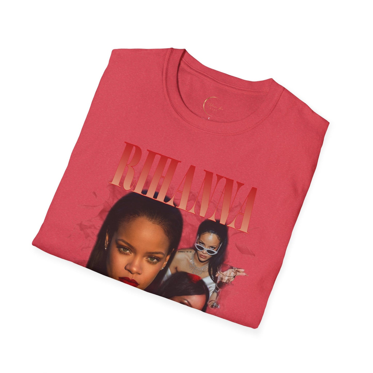 Rihanna Unisex Softstyle T-Shirt | Casual Fashion, Music Lover Gift, Birthday Gift, Concert Tee, Unique Style