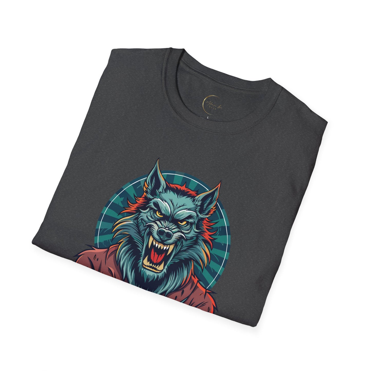 Unisex Softstyle Wolf Dad T-Shirt