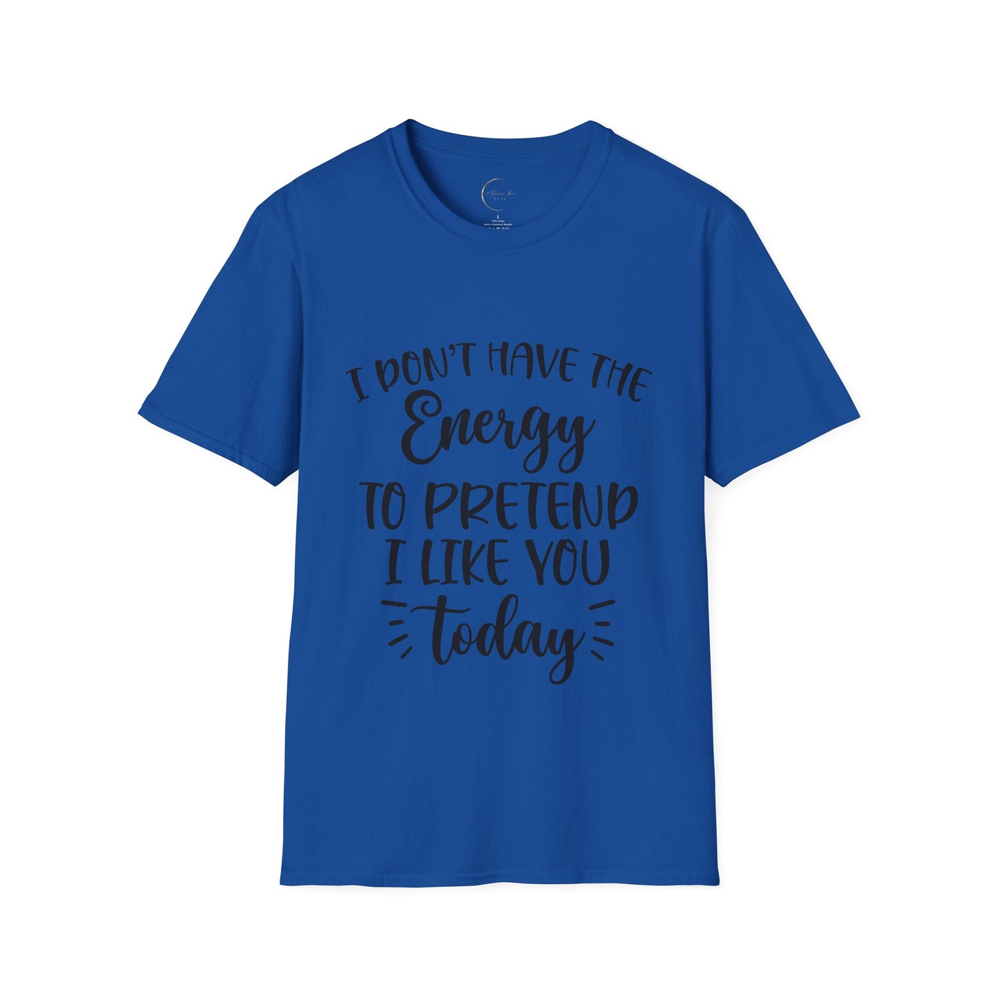 Unisex Softstyle I don't have the energy T-Shirt
