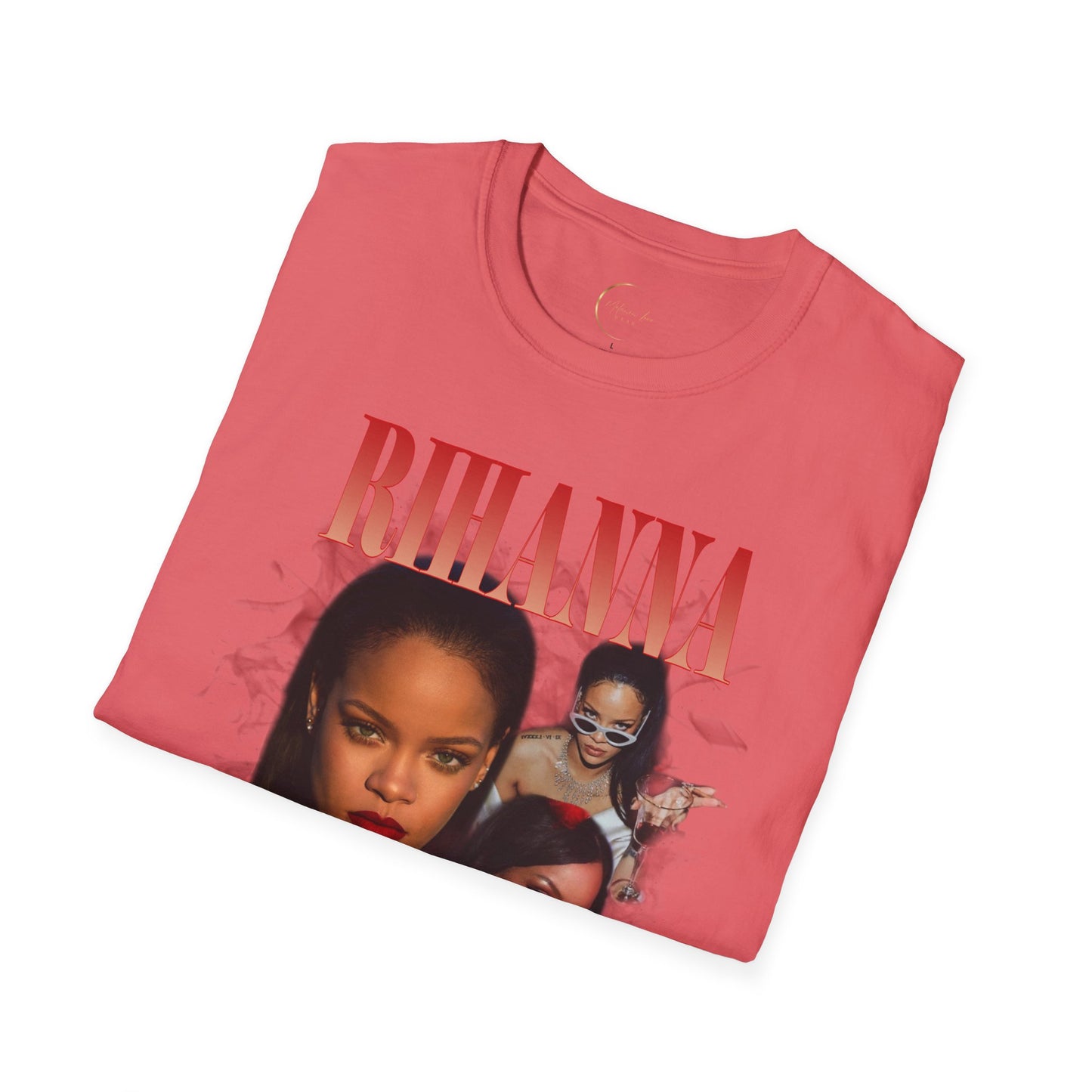 Rihanna Unisex Softstyle T-Shirt | Casual Fashion, Music Lover Gift, Birthday Gift, Concert Tee, Unique Style