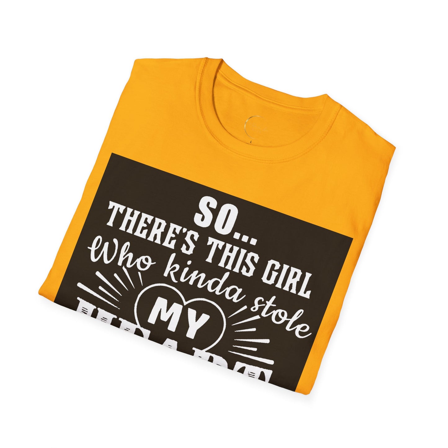 Unisex Softstyle My Heart Daddy T-Shirt