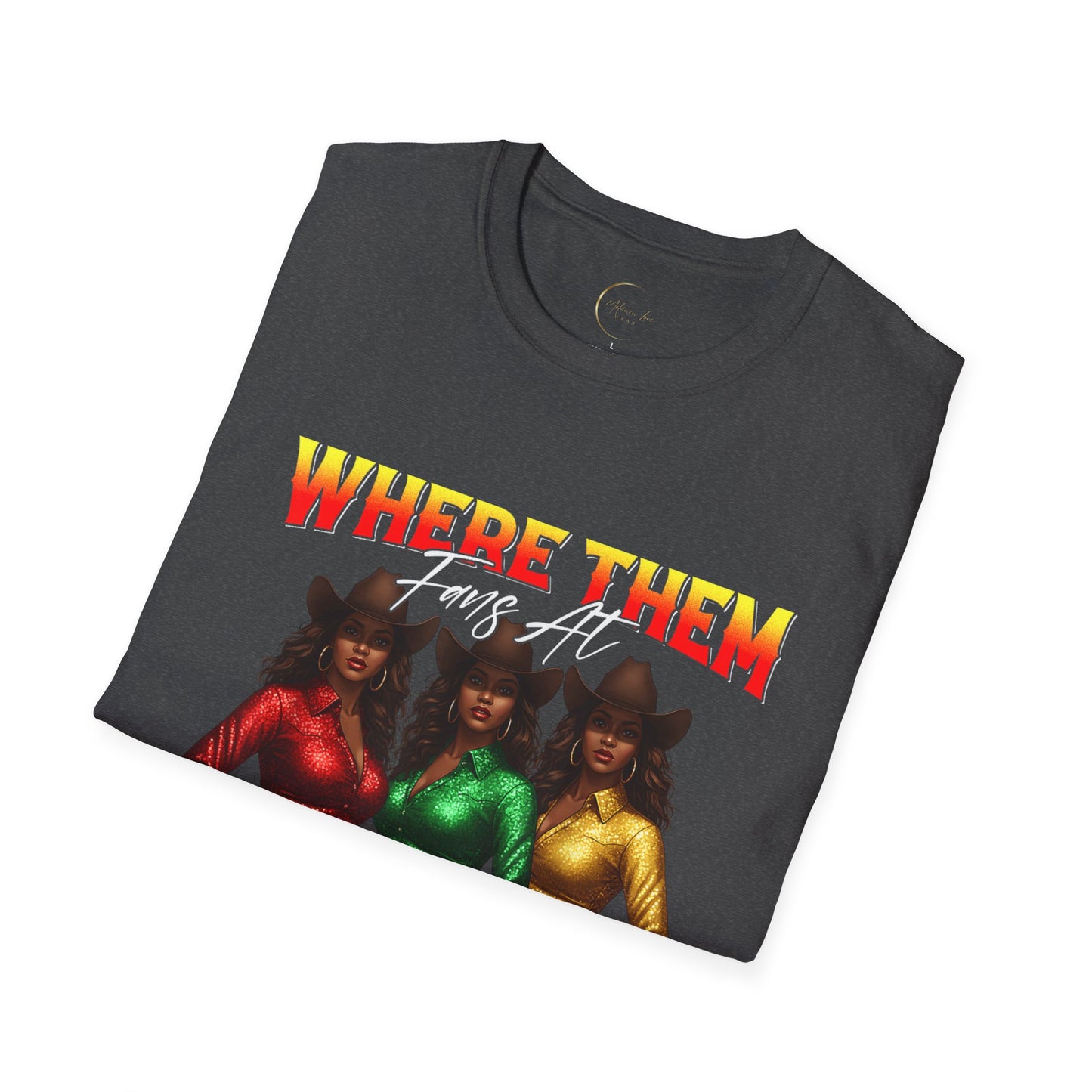 Where Them Boots T-Shirt, Unisex Softstyle Tee, Afrocentric Shirt, Fashionable Graphic Tee, Statement T-Shirt, Everyday Casual Wear
