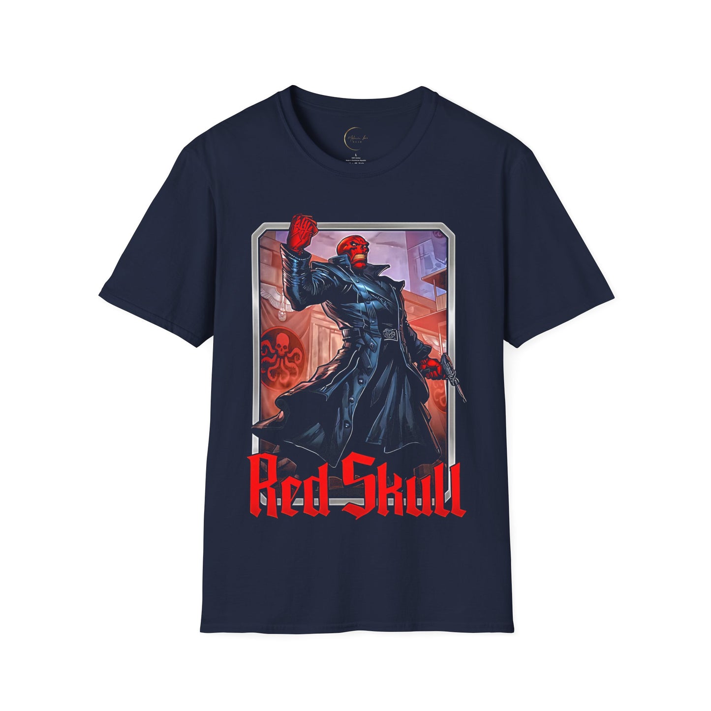 Unisex Softstyle Red Skull T-Shirt