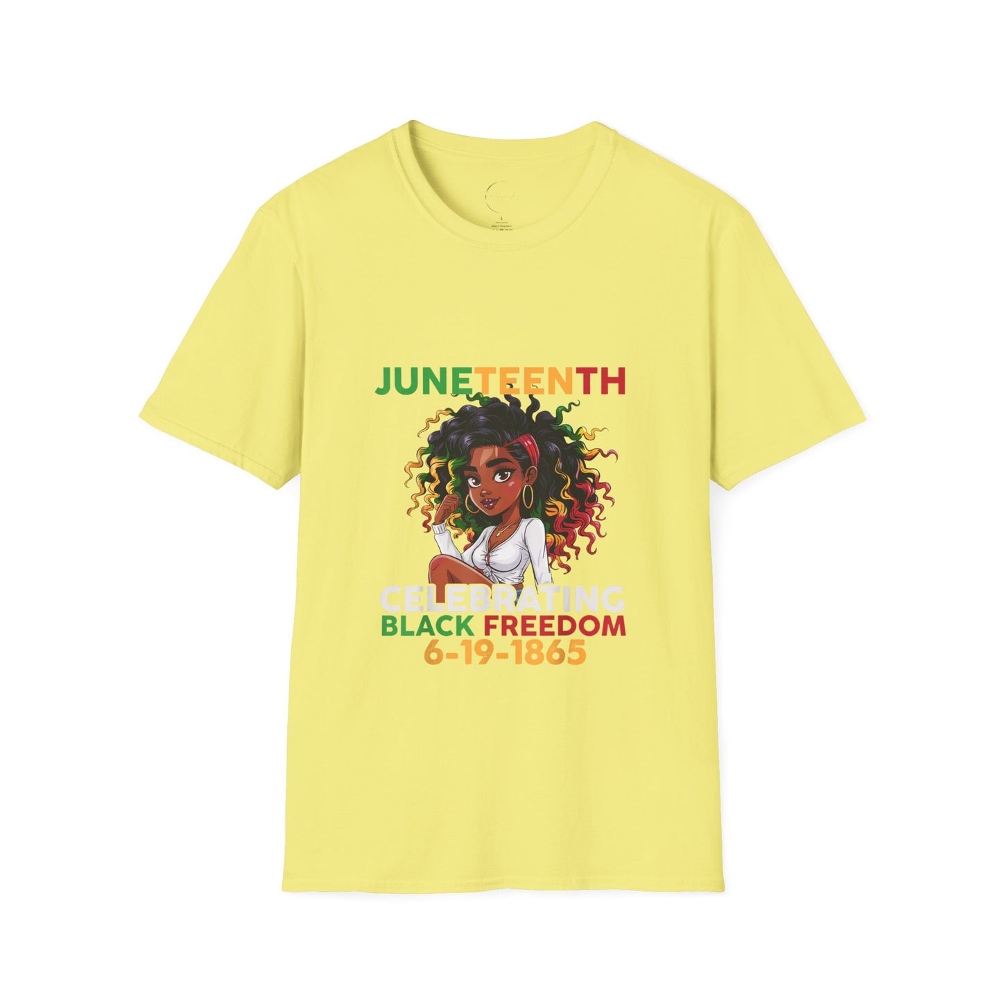 Juneteenth Freedom T-Shirt, Celebrate Black Culture, Unisex Softstyle Tee, Juneteenth Gift, Black History Month, Everyday Wear, Comfy Tee