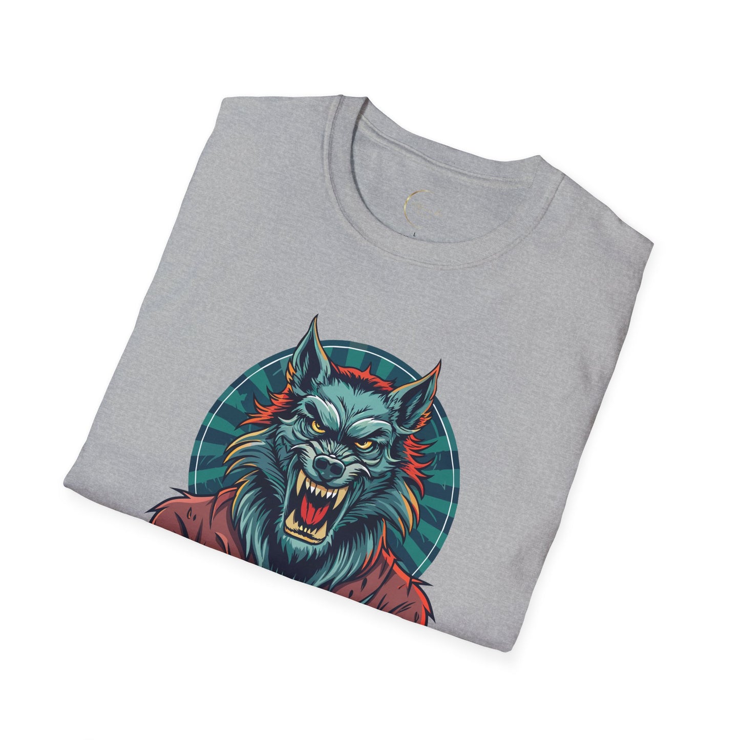 Unisex Softstyle Wolf Dad T-Shirt