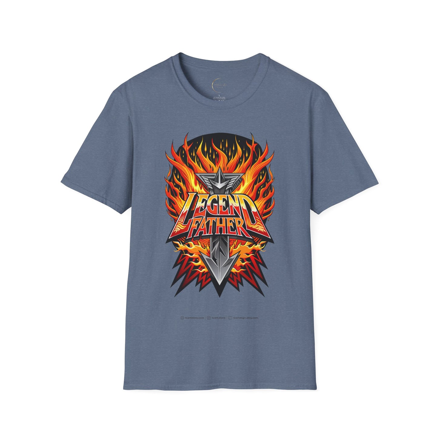 Unisex Softstyle Legend Father T-Shirt