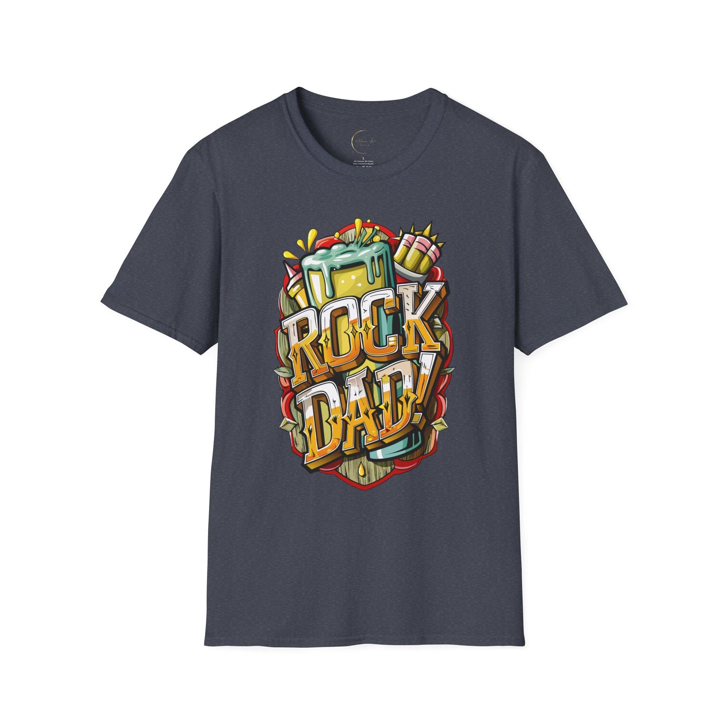 Unisex Softstyle Rock Dad T-Shirt