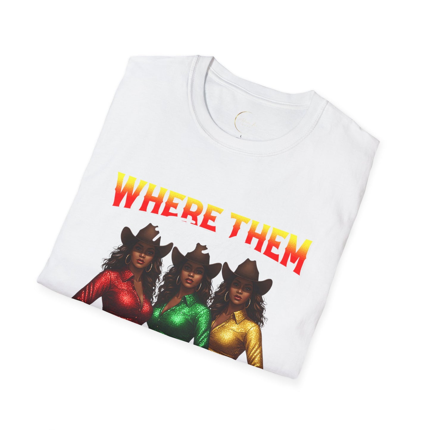 Where Them Boots T-Shirt, Unisex Softstyle Tee, Afrocentric Shirt, Fashionable Graphic Tee, Statement T-Shirt, Everyday Casual Wear