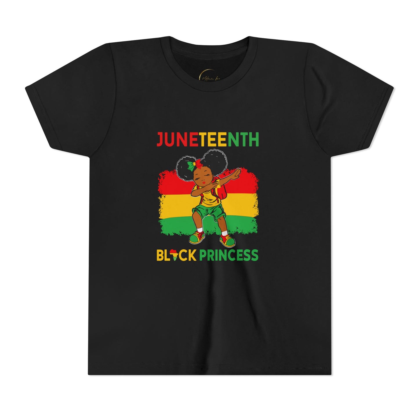 Youth Black Princess Short Sleeve Tee
