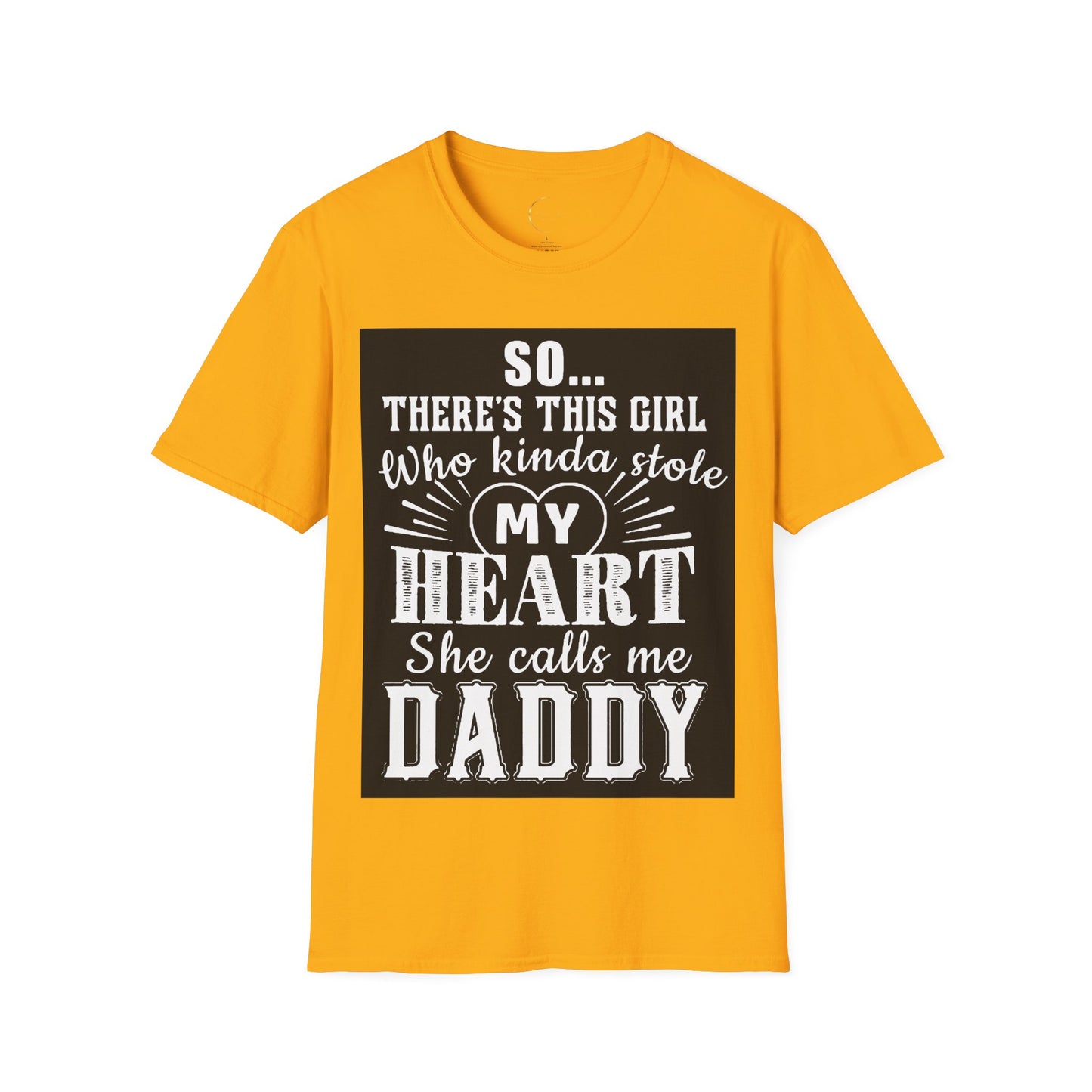 Unisex Softstyle My Heart Daddy T-Shirt