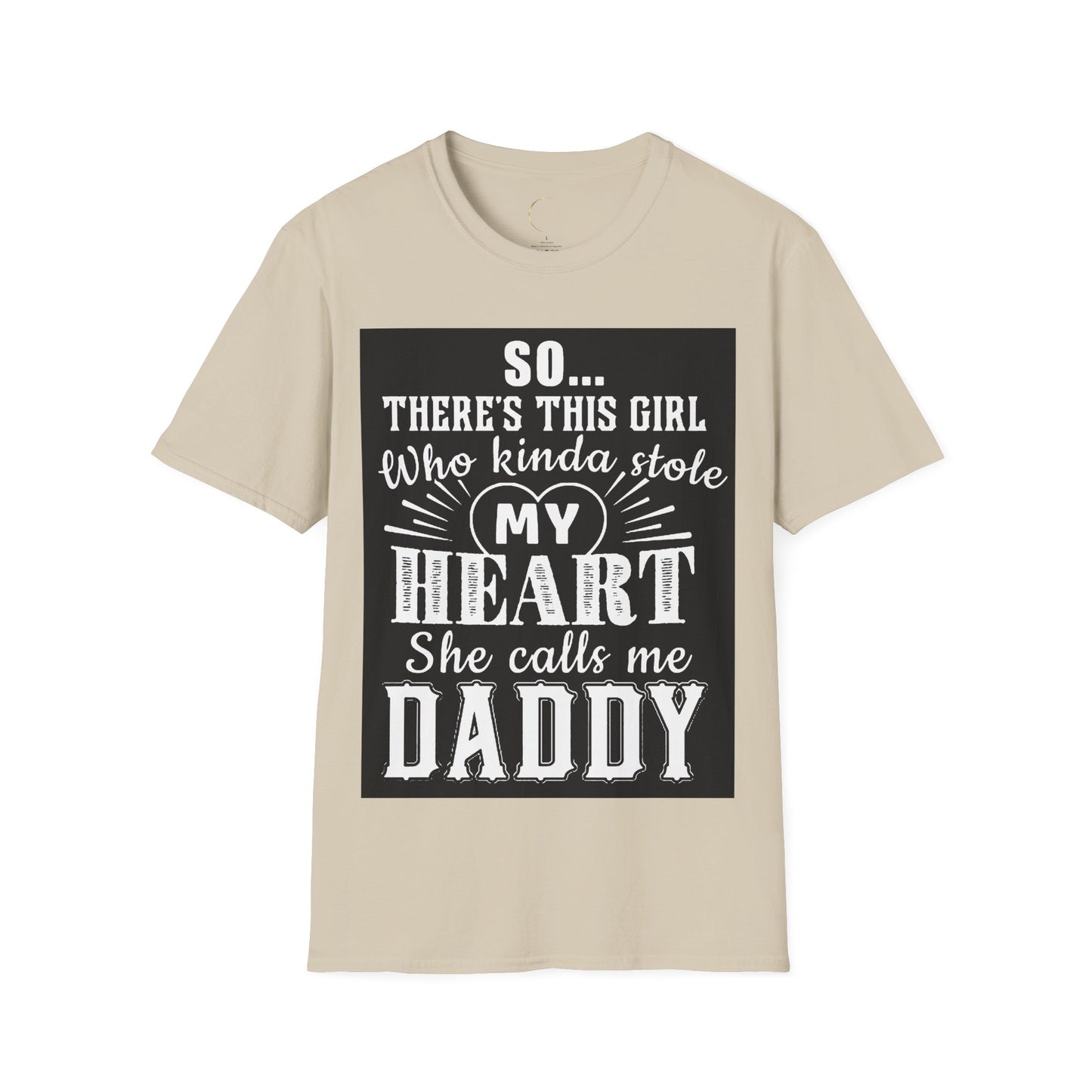Unisex Softstyle My Heart Daddy T-Shirt