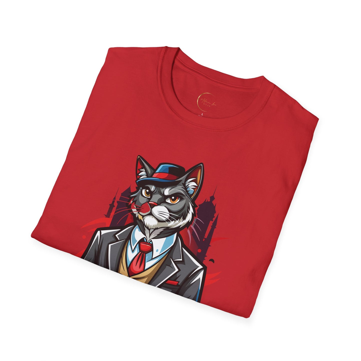 Unisex Softstyle Cat Father T-Shirt
