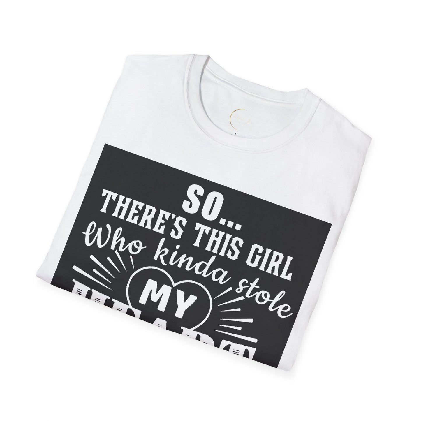 Unisex Softstyle My Heart Daddy T-Shirt