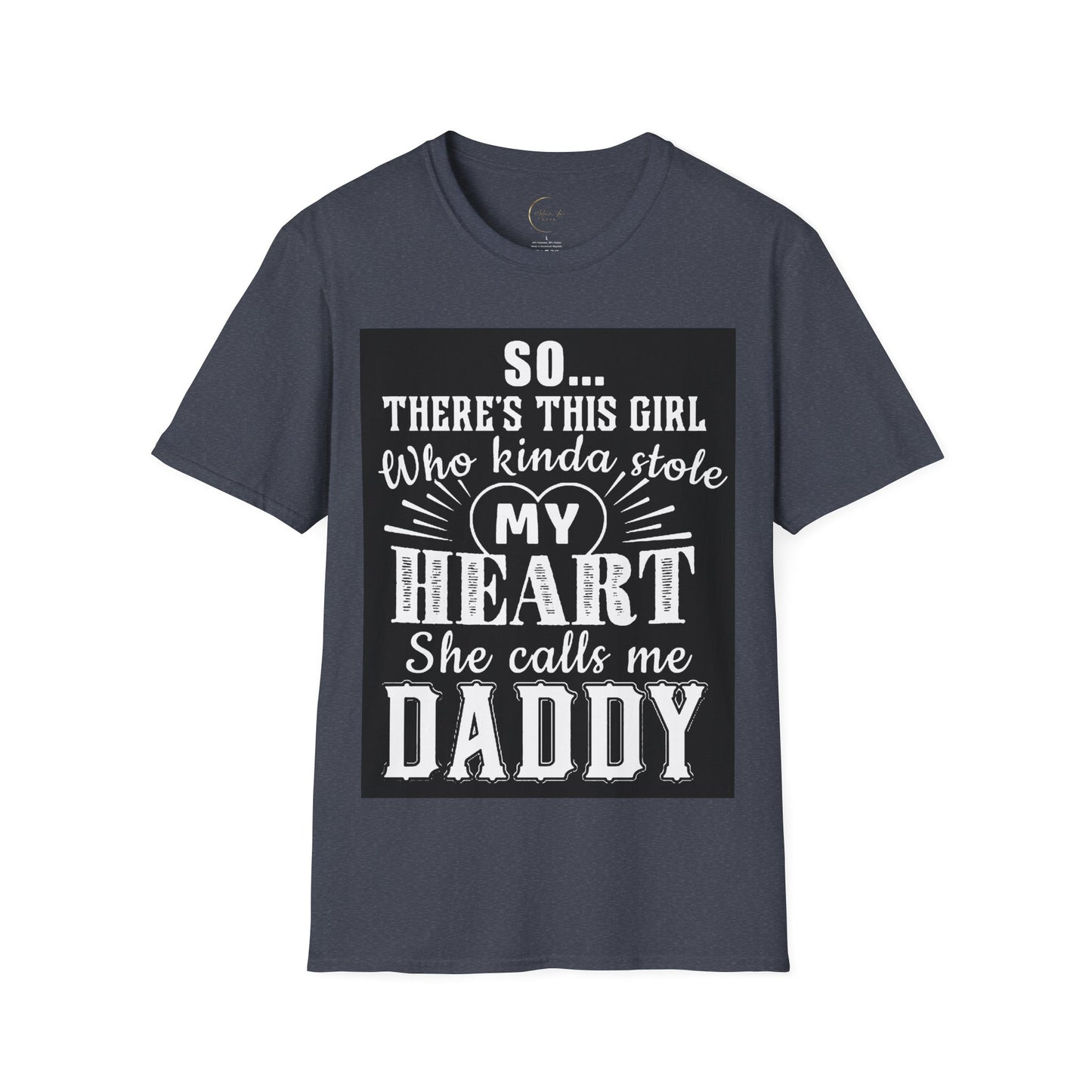 Unisex Softstyle My Heart Daddy T-Shirt