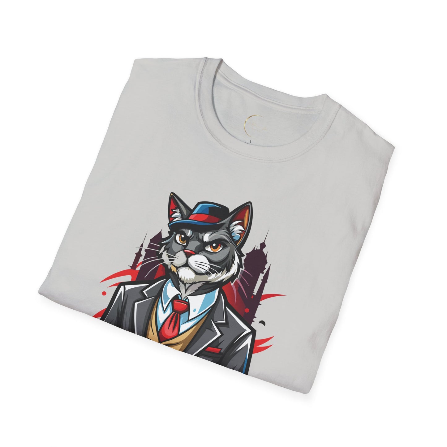 Unisex Softstyle Cat Father T-Shirt