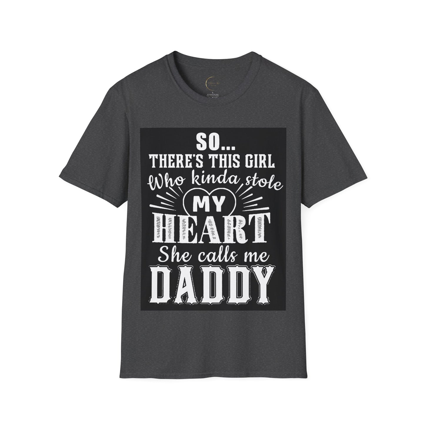 Unisex Softstyle My Heart Daddy T-Shirt