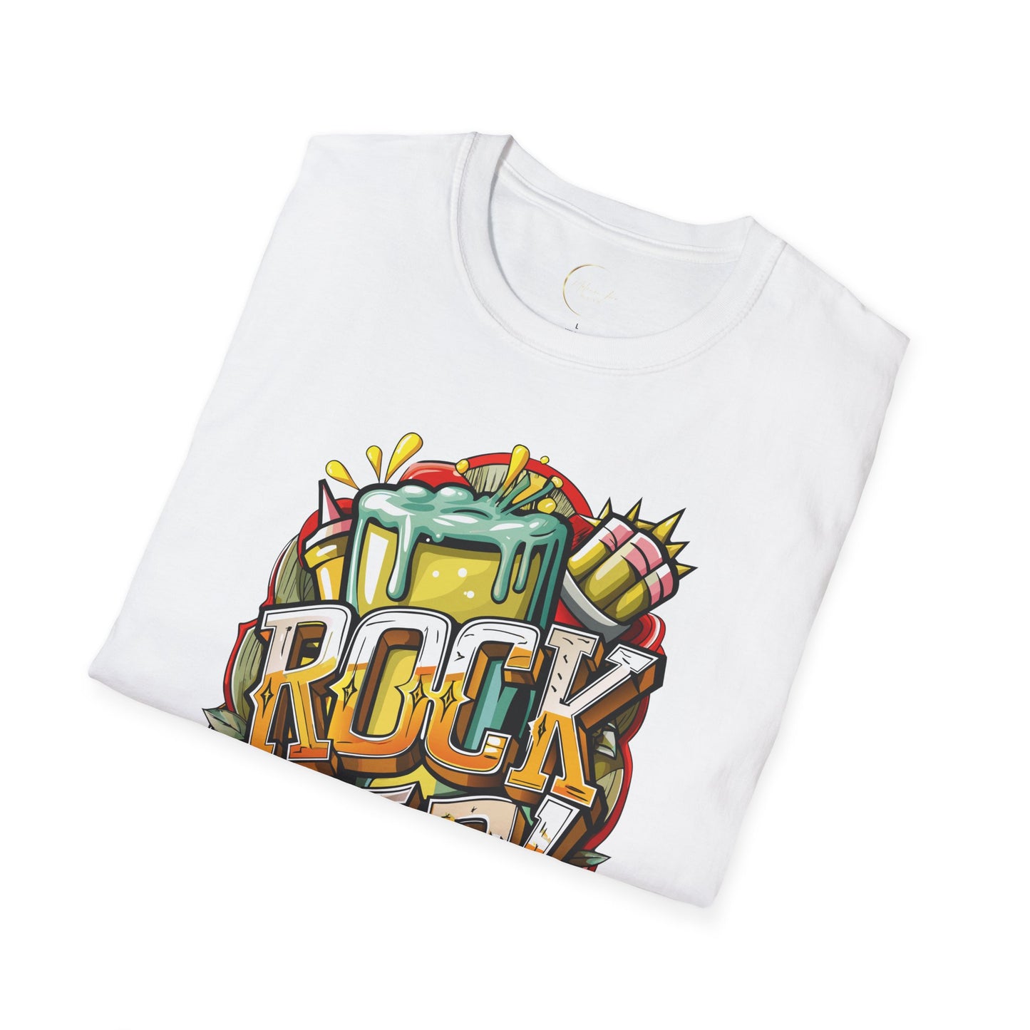 Unisex Softstyle Rock Dad T-Shirt
