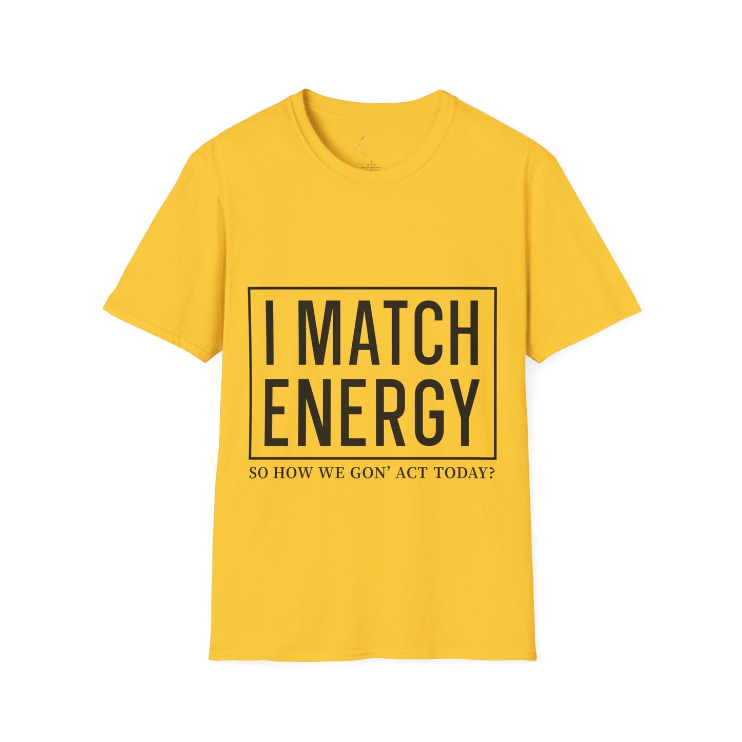 Unisex Softstyle I match energy T-Shirt