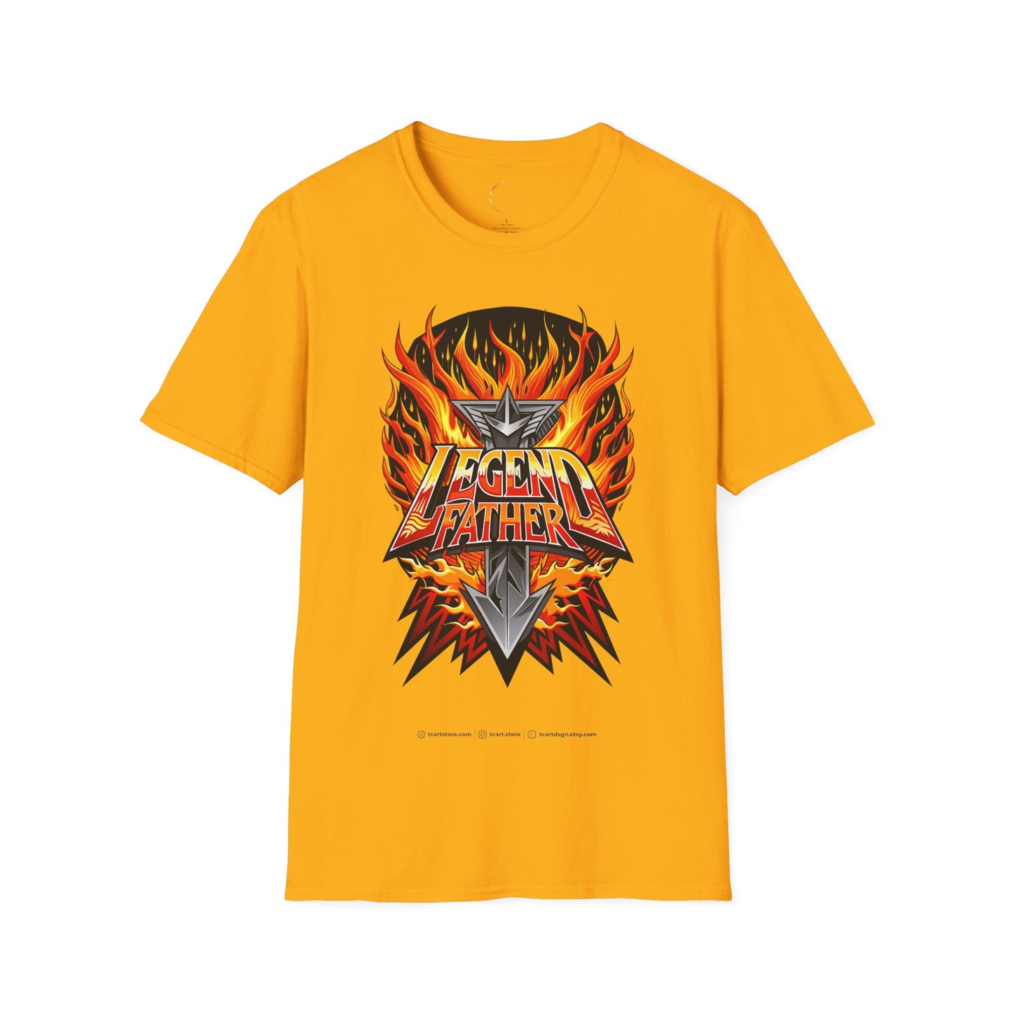 Unisex Softstyle Legend Father T-Shirt