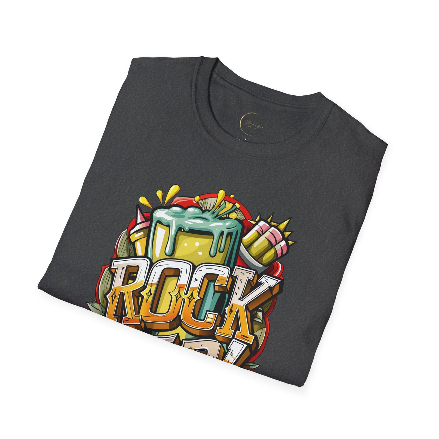 Unisex Softstyle Rock Dad T-Shirt