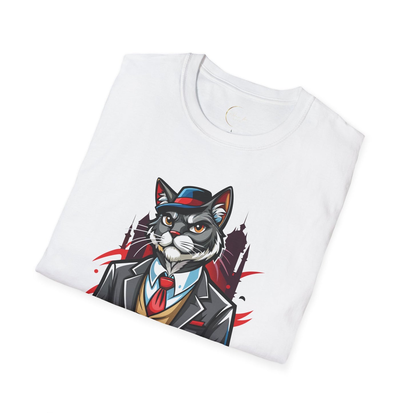 Unisex Softstyle Cat Father T-Shirt
