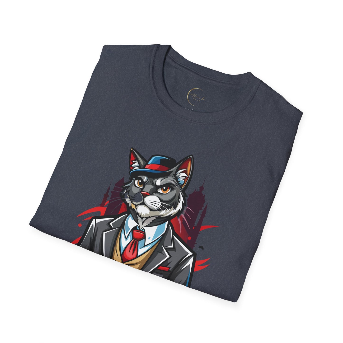 Unisex Softstyle Cat Father T-Shirt