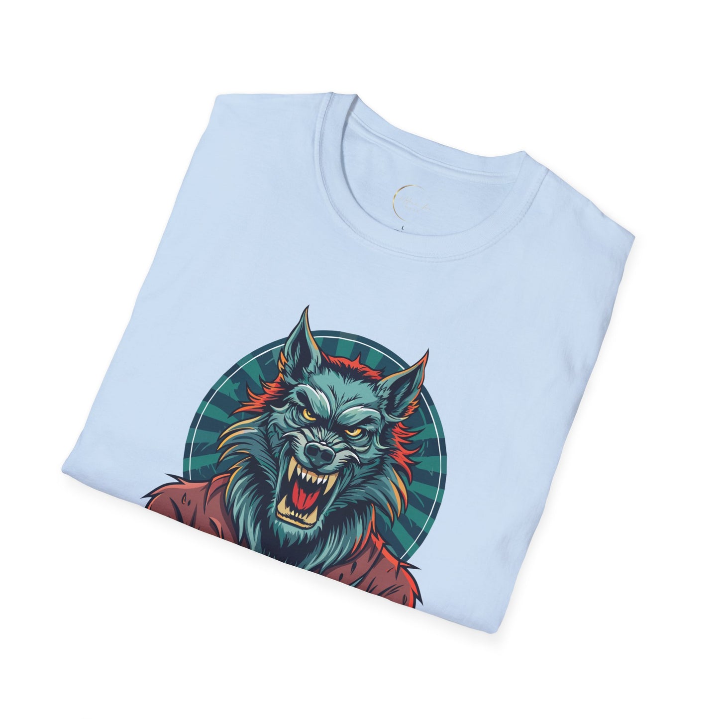 Unisex Softstyle Wolf Dad T-Shirt