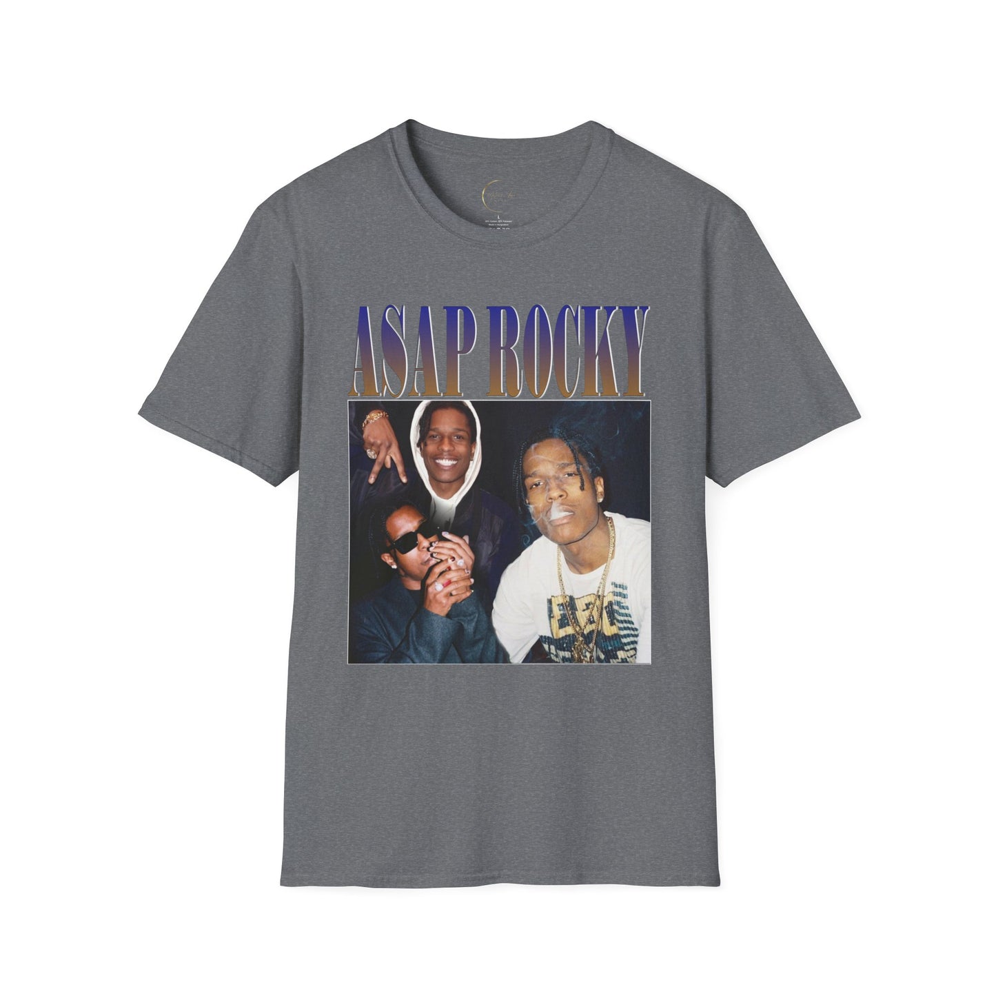 ASAP Rocky Unisex Softstyle T-Shirt - Hip Hop Style Tee, Music Lover Gift, Streetwear Fashion, Casual Wear, Concert Outfit