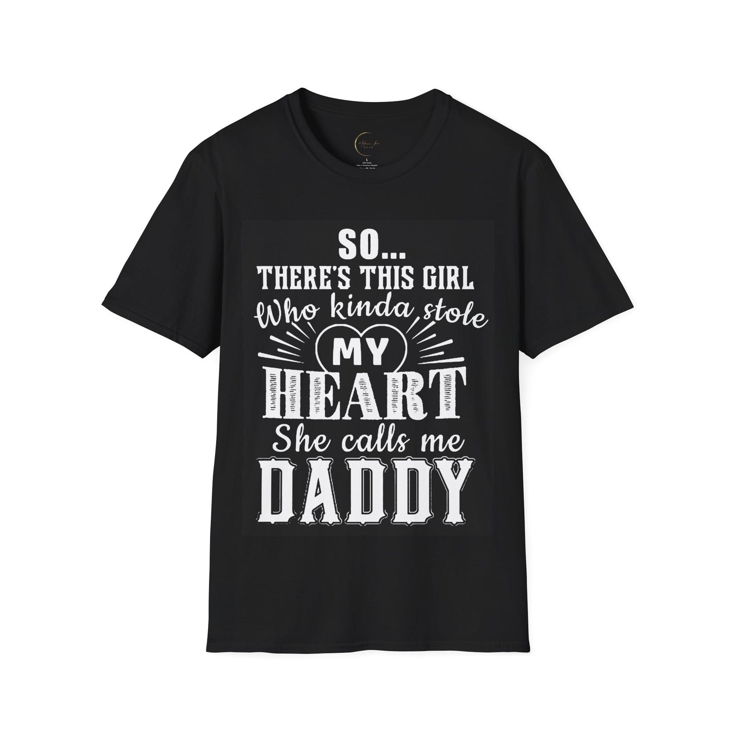Unisex Softstyle My Heart Daddy T-Shirt